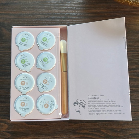 WEI China Herbal Beauty Two-In-One Purify and Glow Mask Collection with Brush - Picture 2 of 5